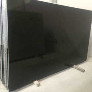 Naturstein, schwarz, Granit, Nero Assoluto, Rohtafel