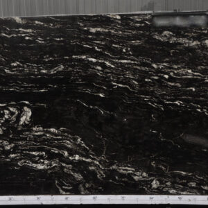 Naturstein, schwarz mit Struktur, Quarzit, Black Titanium, Rohtafel