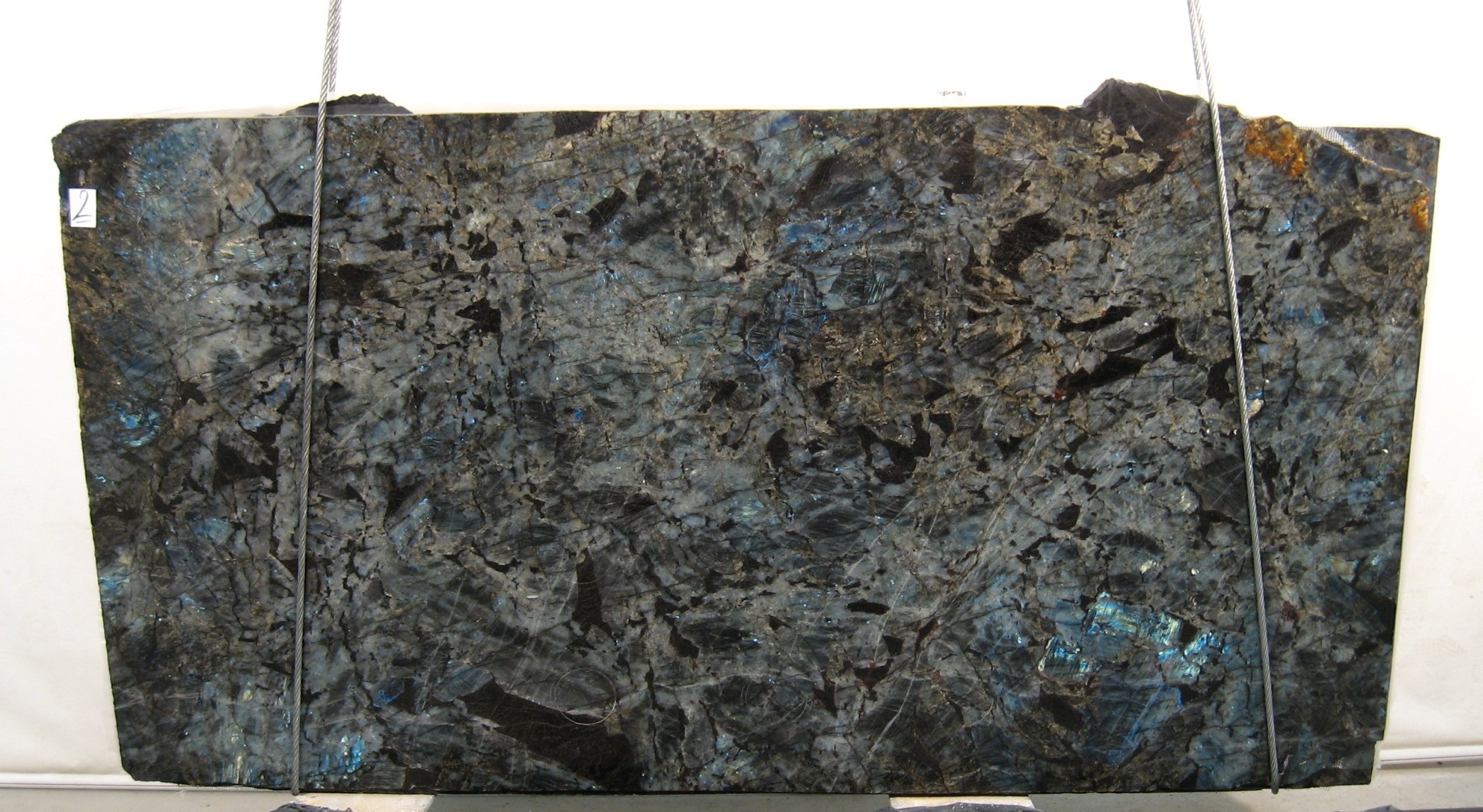 Naturstein, blau, grau, Granit, Labradorite Lemurian, Rohtafel