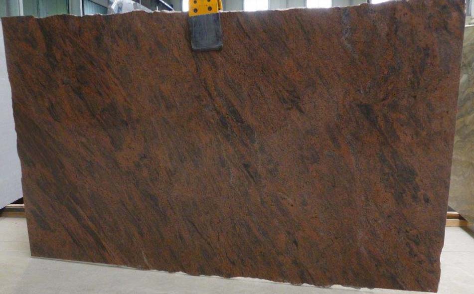 Naturstein, rot, Granit, Multicolor Red, Rohtafel